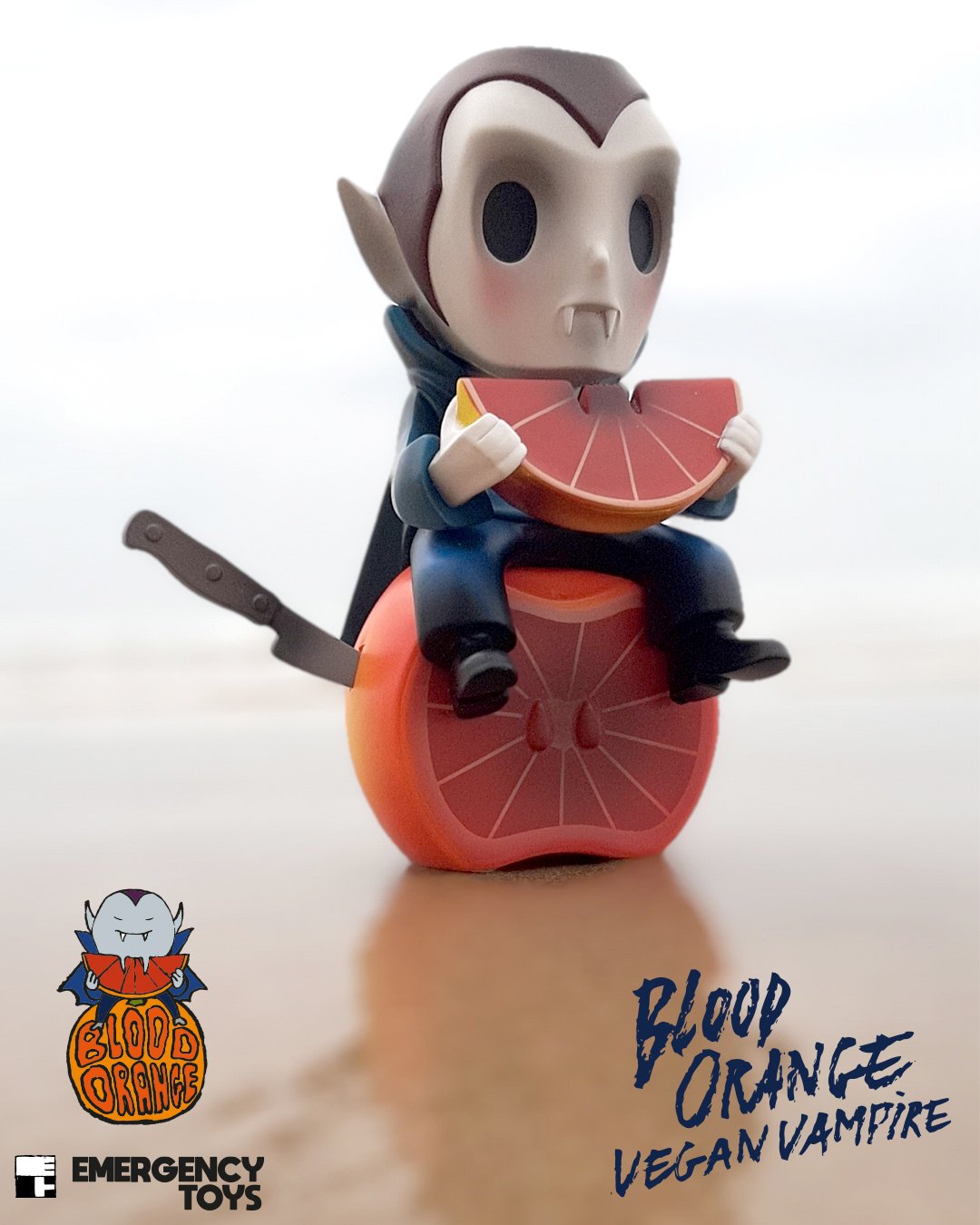 Blood orange vegan vampire | EMERGENCY TOYS